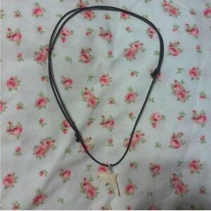 Elegant Black Necklace with Dolphin Pendant